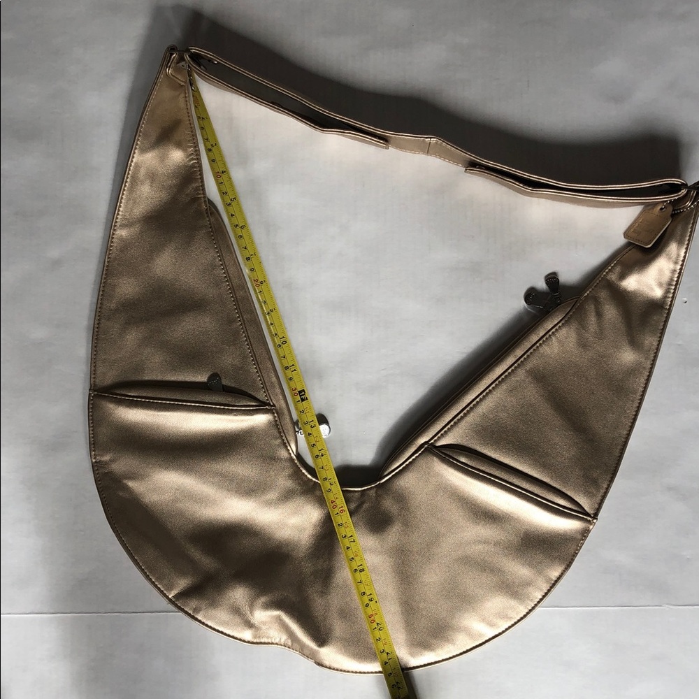 SASH Champagne Gold Travel Crossbody Sling Bag, Excellent - Picture 11 of 11